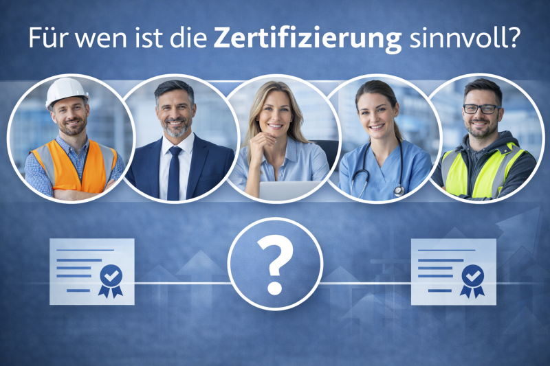 Zertifizierung sinnvoll